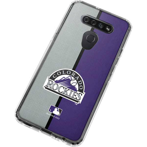 MLB Colorado Rockies Split LG K51/Q51 Clear Case