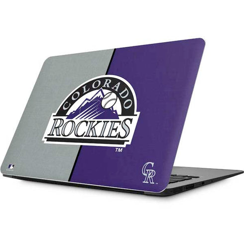 MLB Colorado Rockies Split Apple MacBook Skin