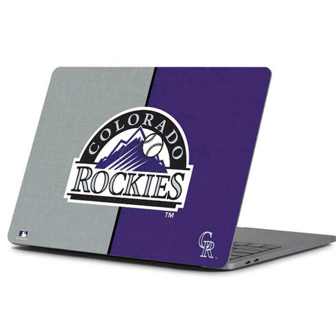 MLB Colorado Rockies Split Apple MacBook Pro 13-inch Skin