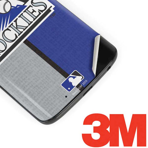 MLB Colorado Rockies Split Moto G6 Skin