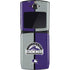 MLB Colorado Rockies Split Motorola RAZR Skin