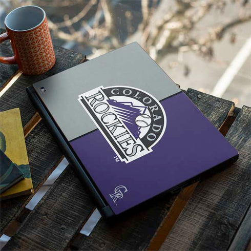 MLB Colorado Rockies Split MSI GS65 Stealth Laptop Skin