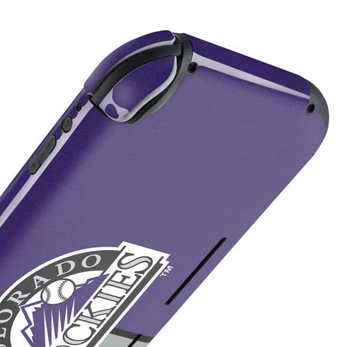 MLB Colorado Rockies Split Nintendo Switch Lite Skin