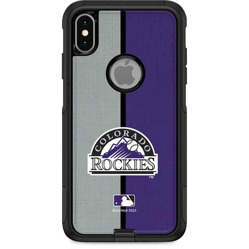 MLB Colorado Rockies Split Otterbox Commuter iPhone Skin