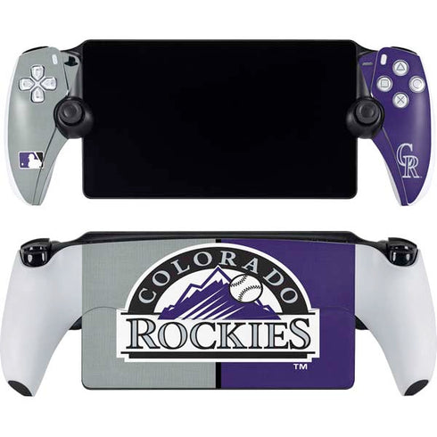 MLB Colorado Rockies Split PlayStation Portal Remote Player Skin