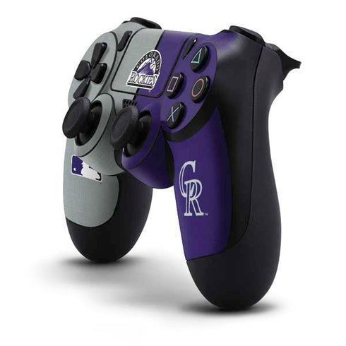 MLB Colorado Rockies Split PS4 Controller Skin
