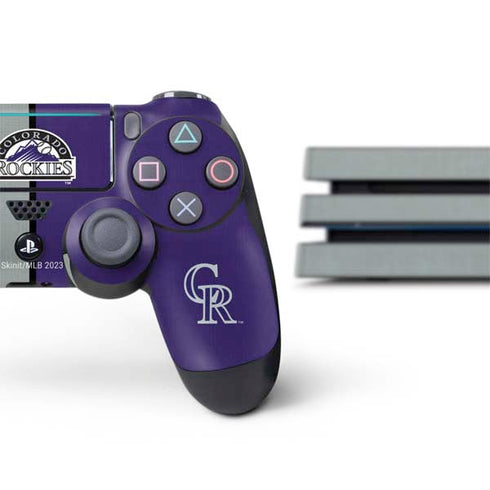 MLB Colorado Rockies Split PS4 Pro Bundle Skin