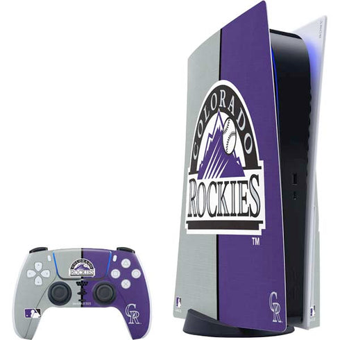 MLB Colorado Rockies Split PS5 Bundle Skin