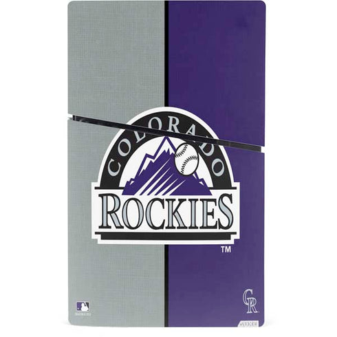 MLB Colorado Rockies Split PS5 Slim Digital Edition Bundle Skin