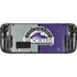 MLB Colorado Rockies Split Steam Deck Handheld Gaming Computer Skin
