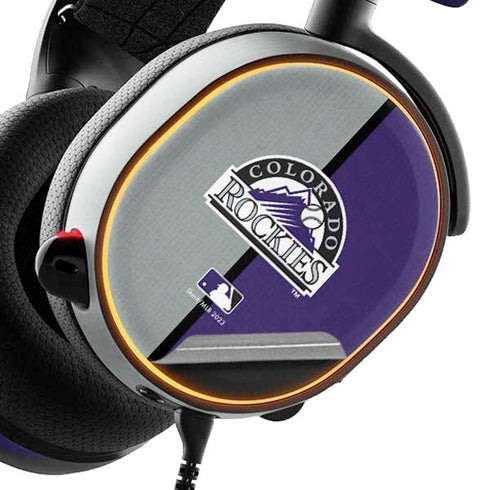MLB Colorado Rockies Split SteelSeries Arctis 3 Skin