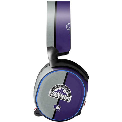 MLB Colorado Rockies Split SteelSeries Arctis 5 Skin