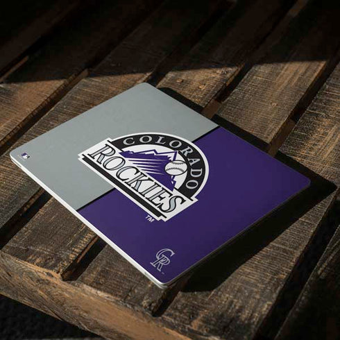 MLB Colorado Rockies Split Surface Laptop 2 Skin