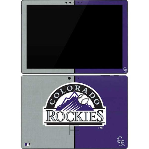 MLB Colorado Rockies Split Surface Pro 7 Skin