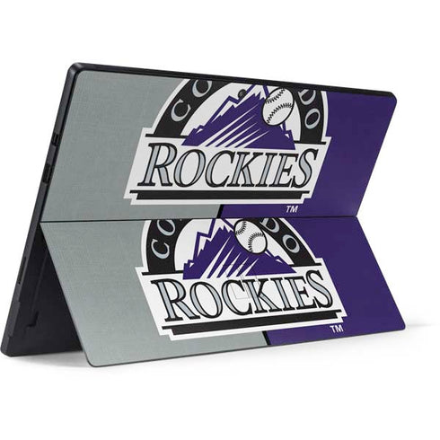 MLB Colorado Rockies Split Surface Pro 7 Skin