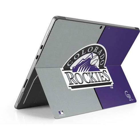 MLB Colorado Rockies Split Surface Pro 9 Skin