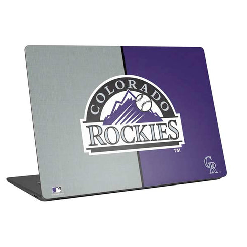 MLB Colorado Rockies Split Universal Laptop 12in (9.8 x 6.8in) Skin