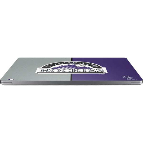 MLB Colorado Rockies Split Universal Laptop 12in (9.8 x 6.8in) Skin
