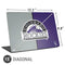 MLB Colorado Rockies Split Universal Laptop 15in (12.2 x 8.8in) Skin