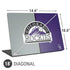 MLB Colorado Rockies Split Universal Laptop 18in (14.6 x 10.6in) Skin
