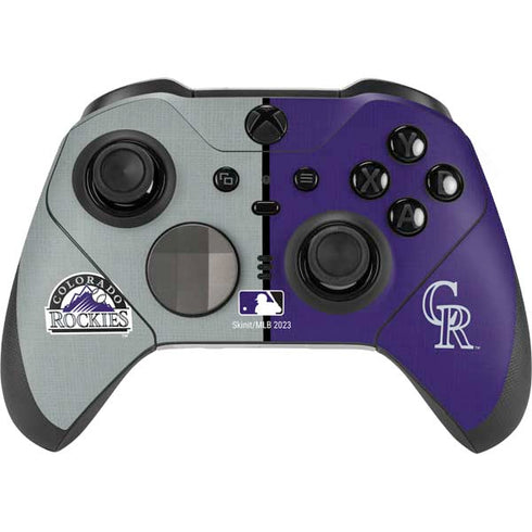 MLB Colorado Rockies Split Xbox Elite Wireless Controller Series 2 Skin