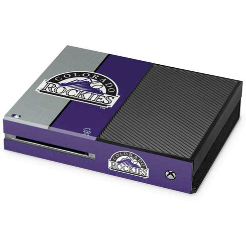 MLB Colorado Rockies Split Xbox One Console Skin