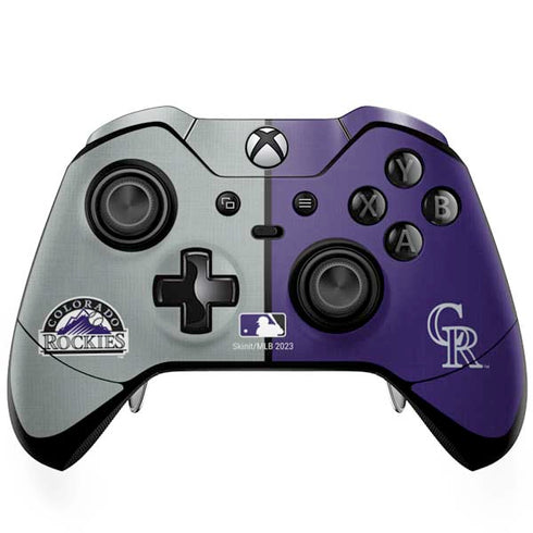 MLB Colorado Rockies Split Xbox One Elite Controller Skin