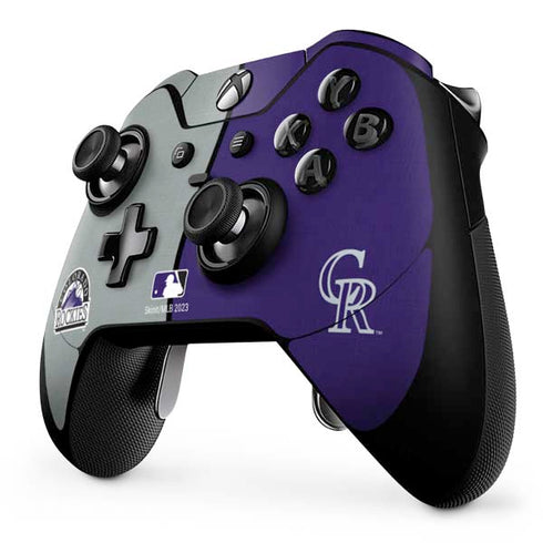 MLB Colorado Rockies Split Xbox One Elite Controller Skin