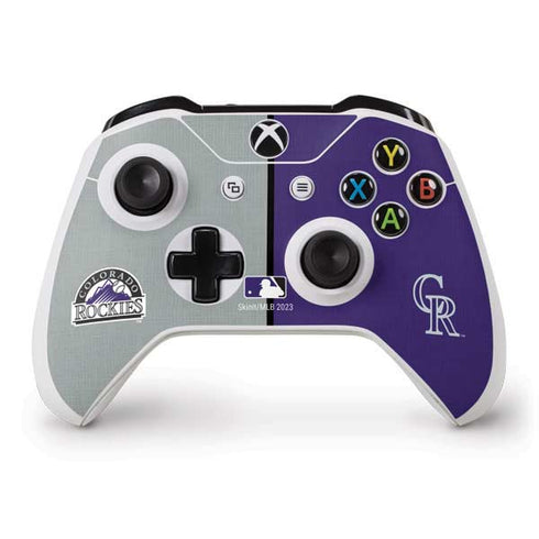 MLB Colorado Rockies Split Xbox One S Controller Skin