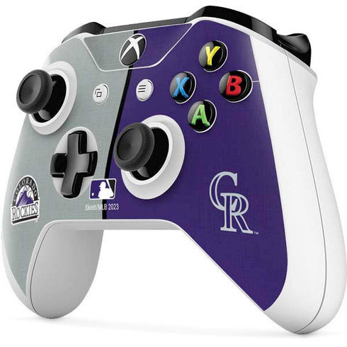 MLB Colorado Rockies Split Xbox One S Controller Skin
