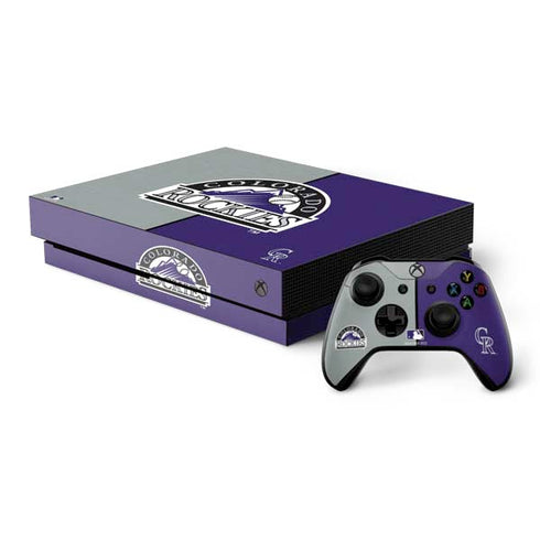 MLB Colorado Rockies Split Xbox One X Bundle Skin