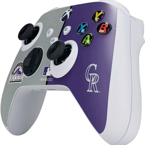 MLB Colorado Rockies Split Xbox Series S Controller Skin