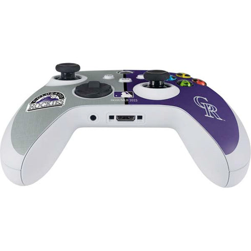 MLB Colorado Rockies Split Xbox Series S Controller Skin
