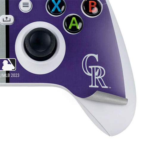 MLB Colorado Rockies Split Xbox Series S Controller Skin
