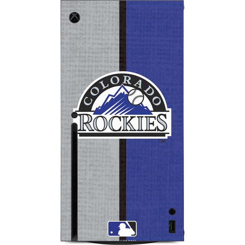 MLB Colorado Rockies Split Xbox Series X Console Skin