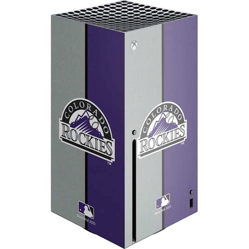 MLB Colorado Rockies Split Xbox Series X Console Skin