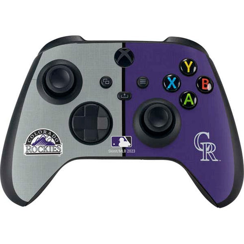 MLB Colorado Rockies Split Xbox Series X Controller Skin