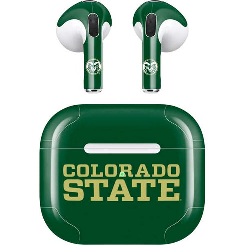 Colorado State University CSU Apple AirPods (3rd Gen 2021) Skin