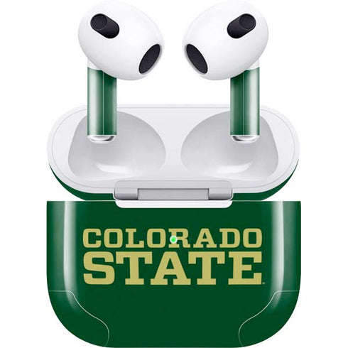Colorado State University CSU Apple AirPods (3rd Gen 2021) Skin