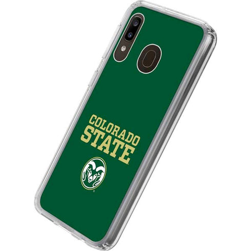 Colorado State University CSU Galaxy A20 Clear Case