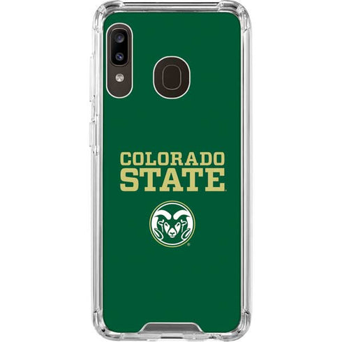 Colorado State University CSU Galaxy A30 Clear Case