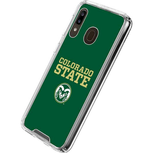 Colorado State University CSU Galaxy A30 Clear Case