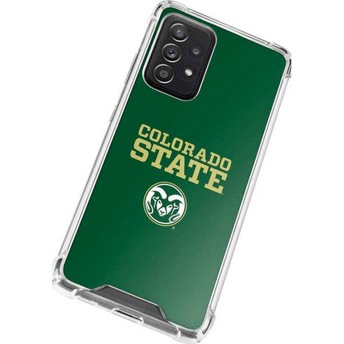 Colorado State University CSU Galaxy A52 5G Clear Case