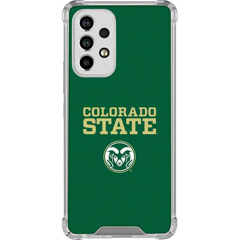 Colorado State University CSU Galaxy A53 5G Clear Case