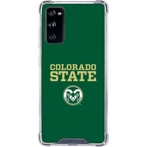 Colorado State University CSU Galaxy S20 FE Clear Case