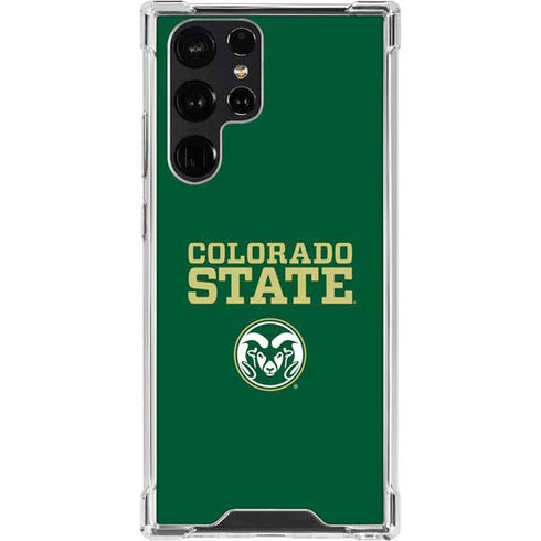 Colorado State University CSU Galaxy S22 Ultra Clear Case