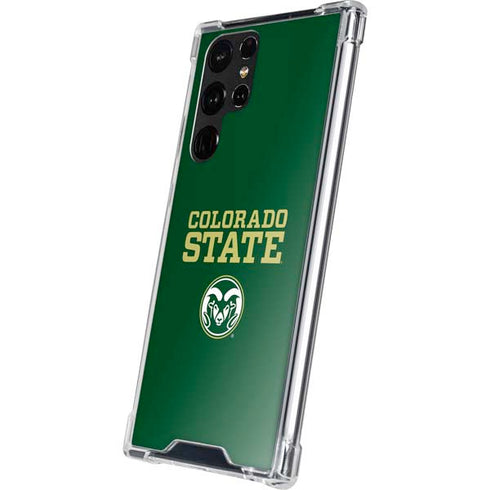Colorado State University CSU Galaxy S22 Ultra Clear Case