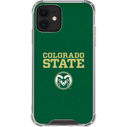 Colorado State University CSU iPhone 12 Mini Clear Case