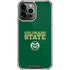 Colorado State University CSU iPhone 13 Pro Max Clear Case