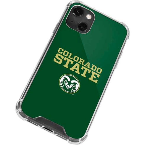 Colorado State University CSU iPhone 14 Plus Clear Case